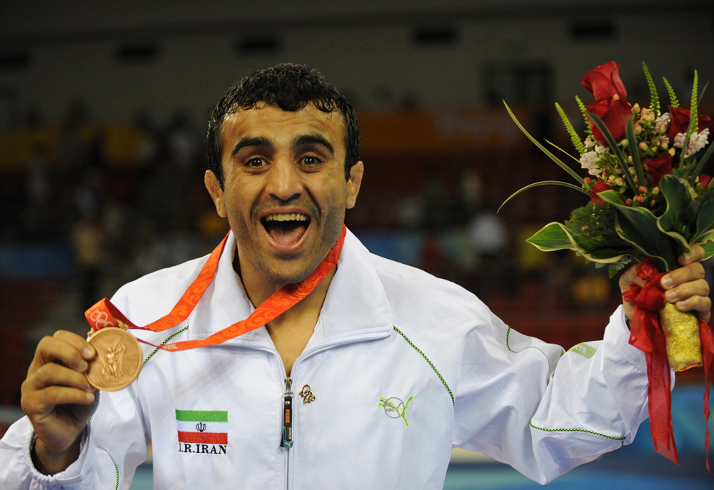 المپیک پکن، ۲۰۰۸. <br />
کسب مدال برنز توسط مراد محمدی. این اولین مدال ایران در بازی‌های المپیک ۲۰۰۸ بود.   