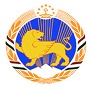 این نخستین آرم دولت مستقل تاجیکستان است که ملهم از گرایش های ایرانی بود و تنها یک سال دوام آورد (۱۹۹۲ تا ۱۹۹۳).<br />
