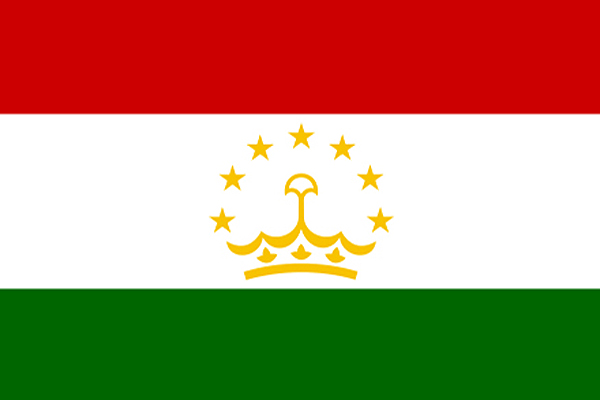 پرچم کنونی تاجیکستان روز ۲۴ نوامبر سال ۱۹۹۲ تصویب شد. برای توصیف سه رنگ آن به اوستا رجوع کرده‌اند که بنا به آن رنگ سرخ نشان ارتشیان و نماد دلیری و فداکاری، رنگ سپید نشان روحانیان و نماد اخلاقیات و تقدس، و رنگ سبز نشان چارواداران و کشاورزان و نماد طبیعت و جوانی و شکوفایی بوده‌است.<br />
